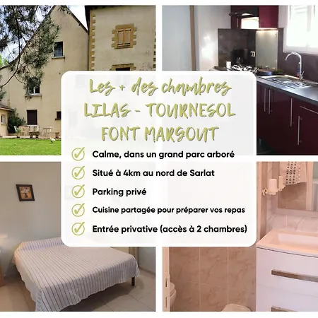 A Font Margout - Calme - 4km De - Petit-dejeuner Bed & Breakfast *